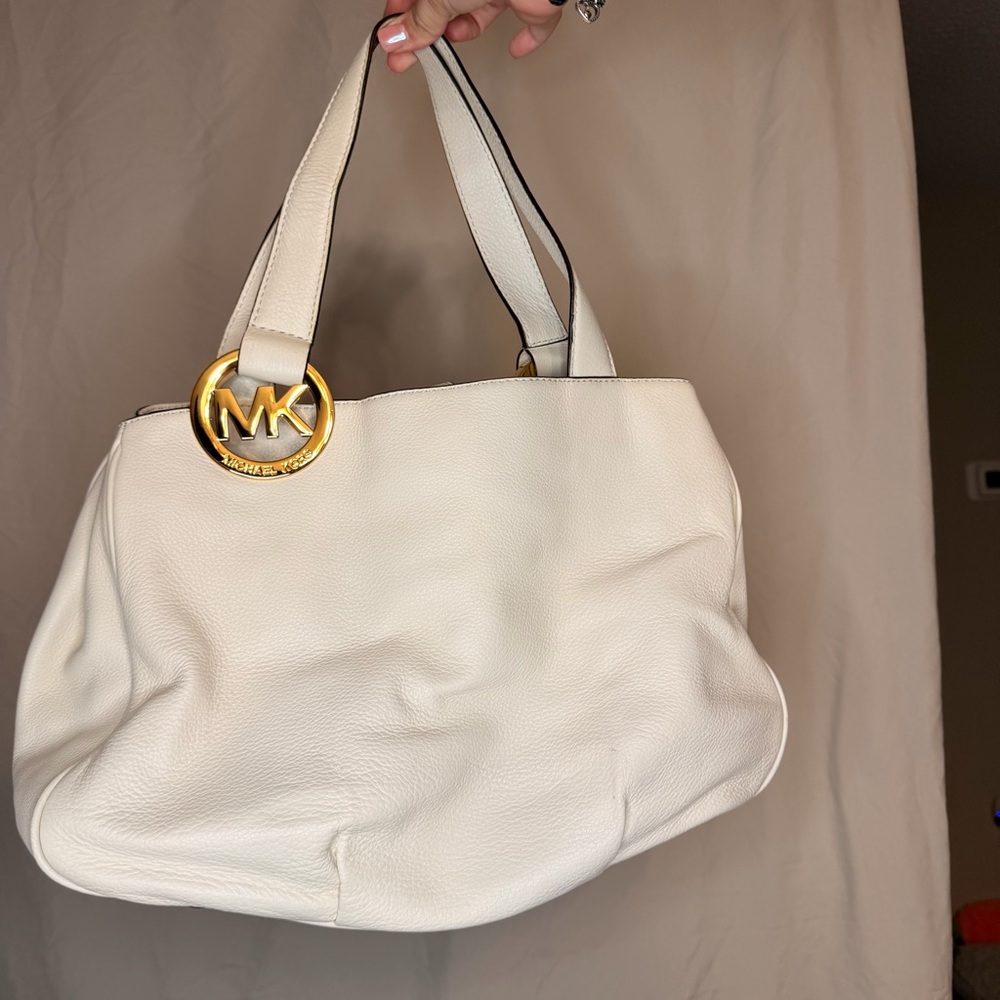 Michael Kors Fulton East West Tote bag- white